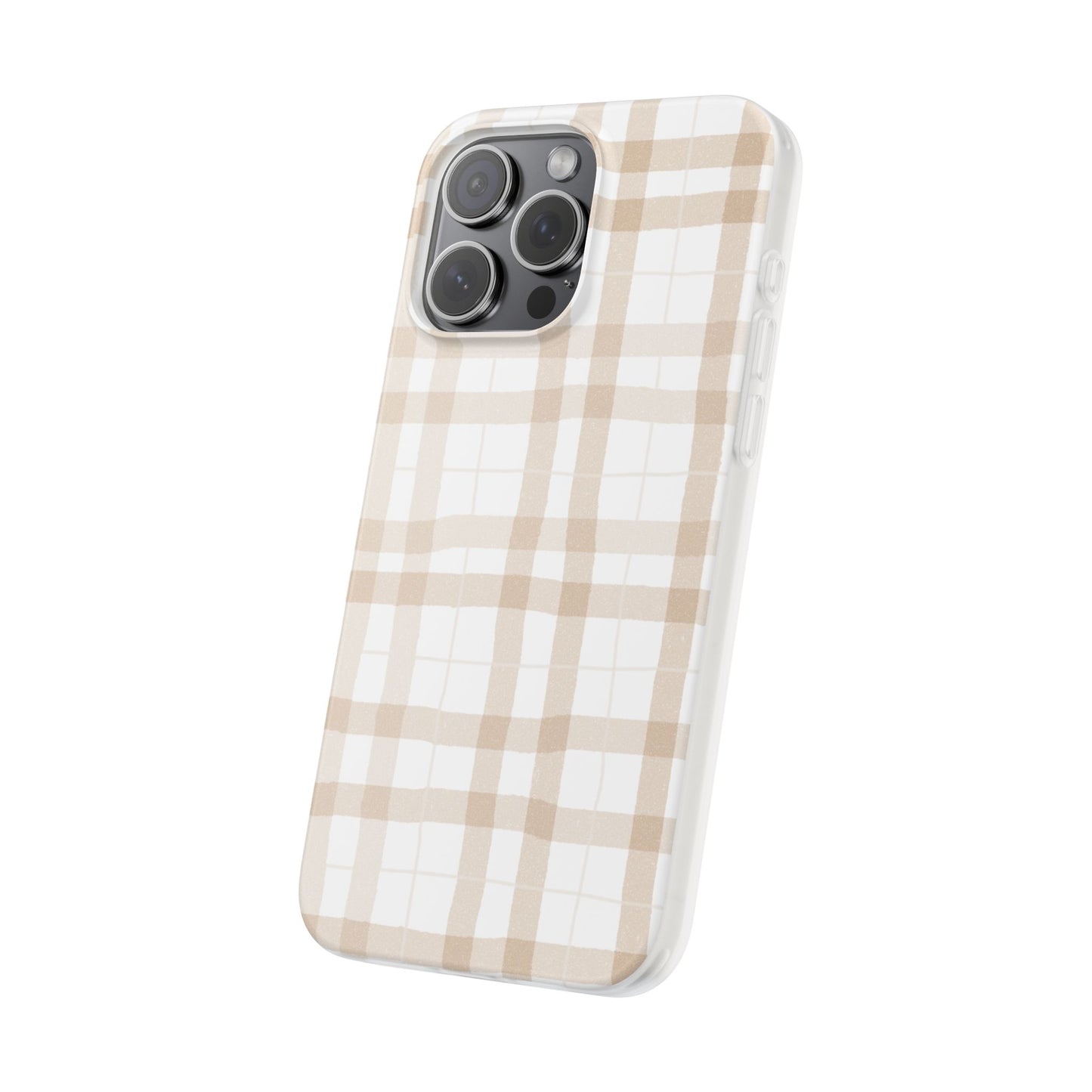 Tan Plaid Flexi Case