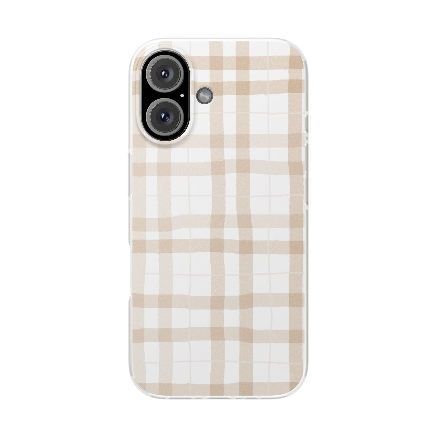 Tan Plaid Flexi Case