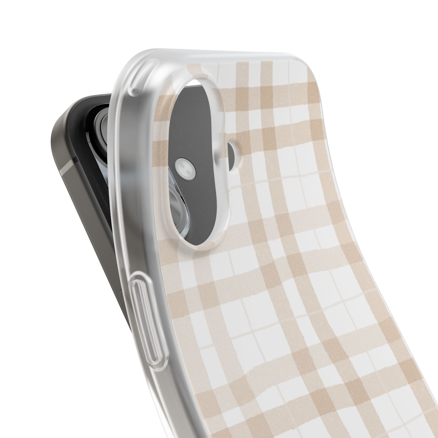 Tan Plaid Flexi Case