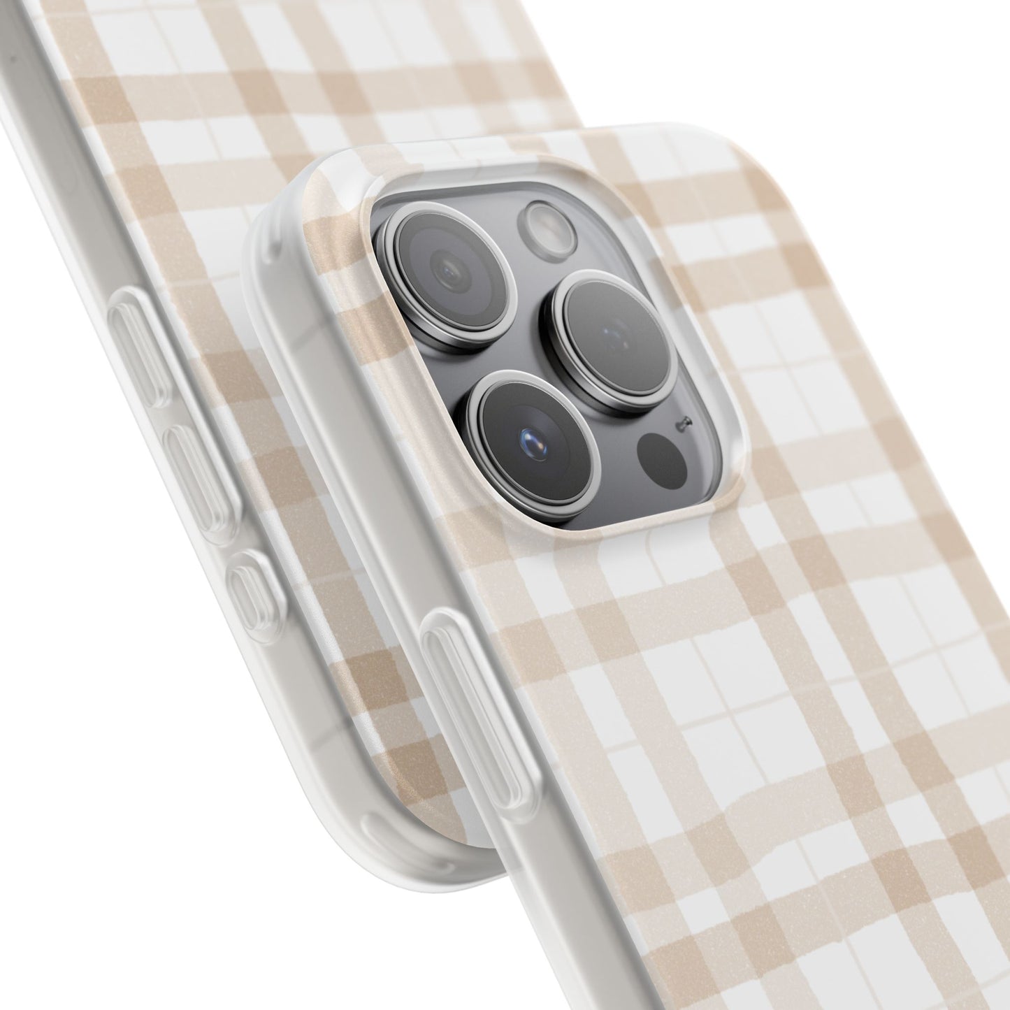Tan Plaid Flexi Case