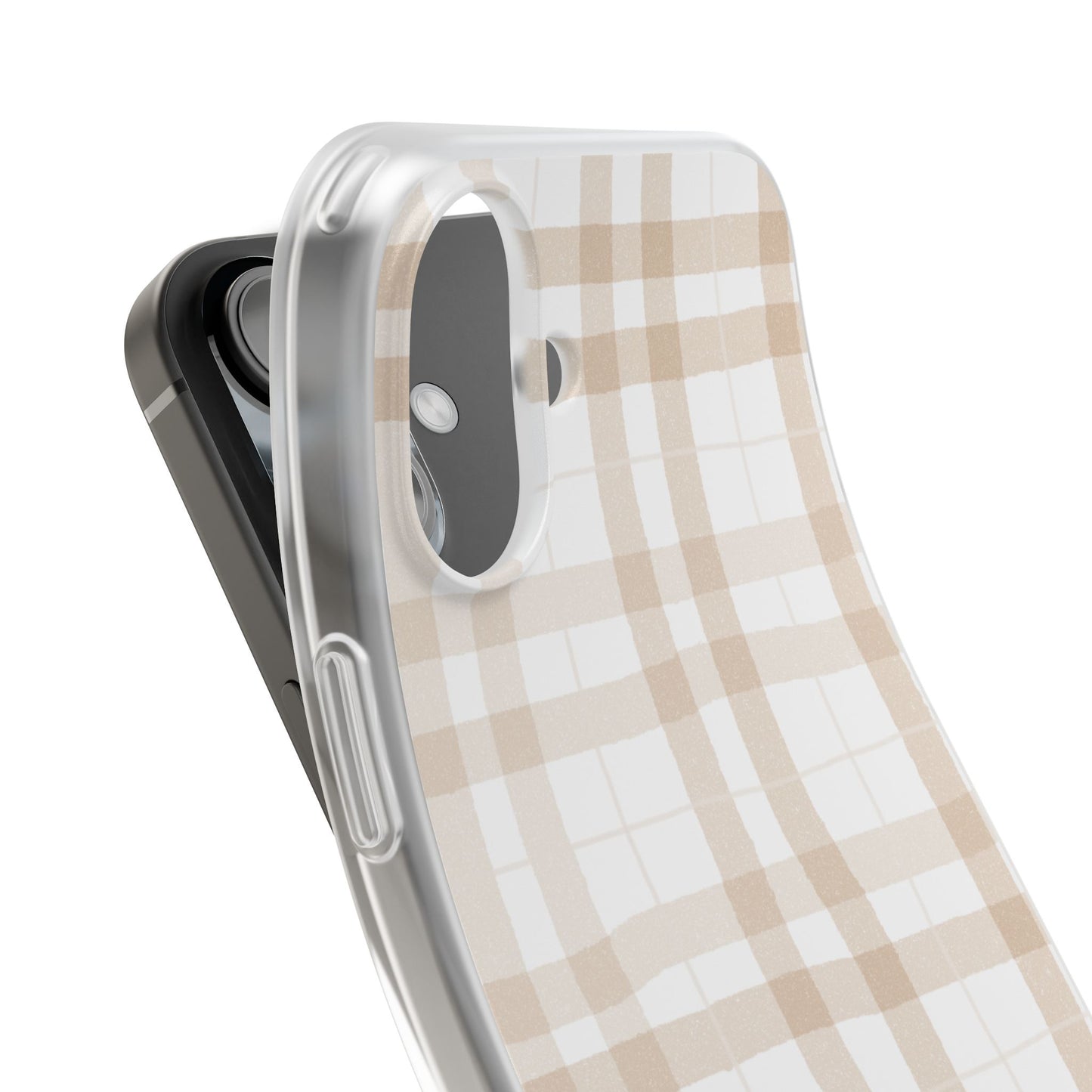 Tan Plaid Flexi Case