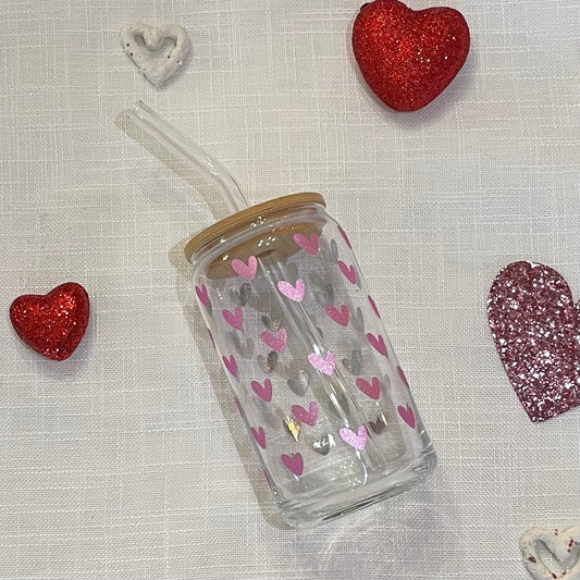 Sweet Heart Glass Cup