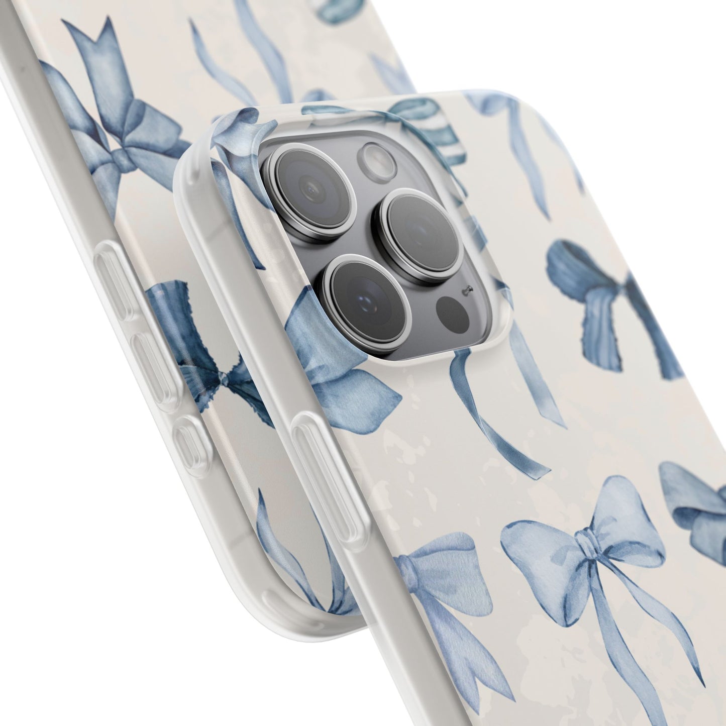 The Bow Blue Phone Case