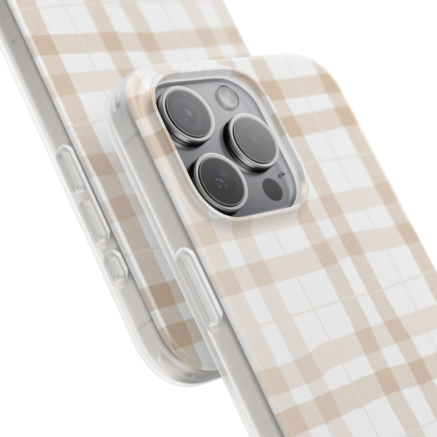 Tan Plaid Flexi Case