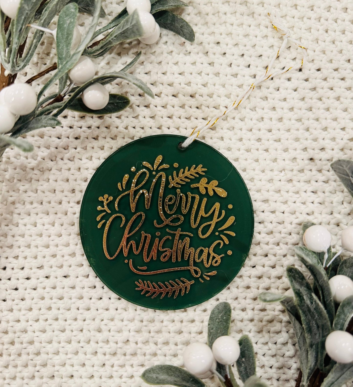 Merry Christmas Ornament