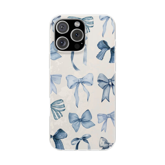 The Bow Blue Phone Case