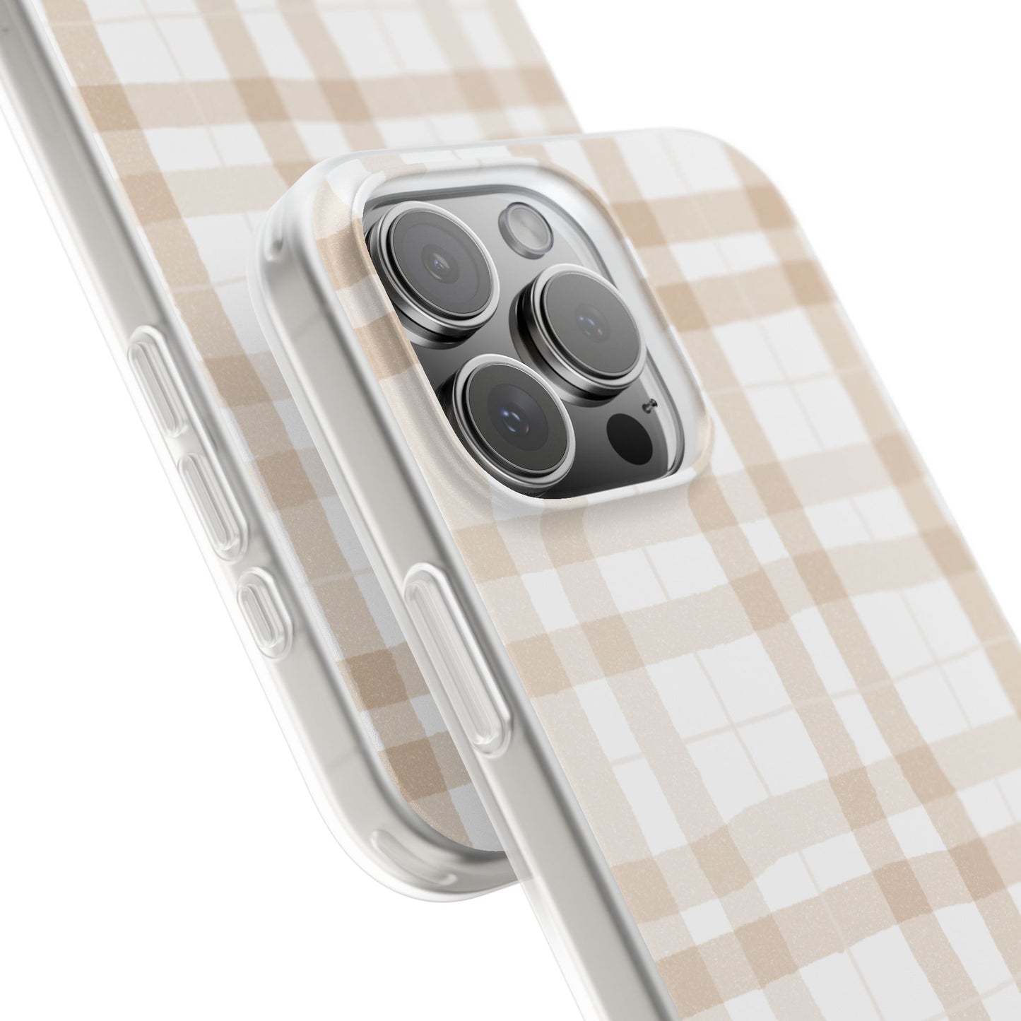Tan Plaid Flexi Case
