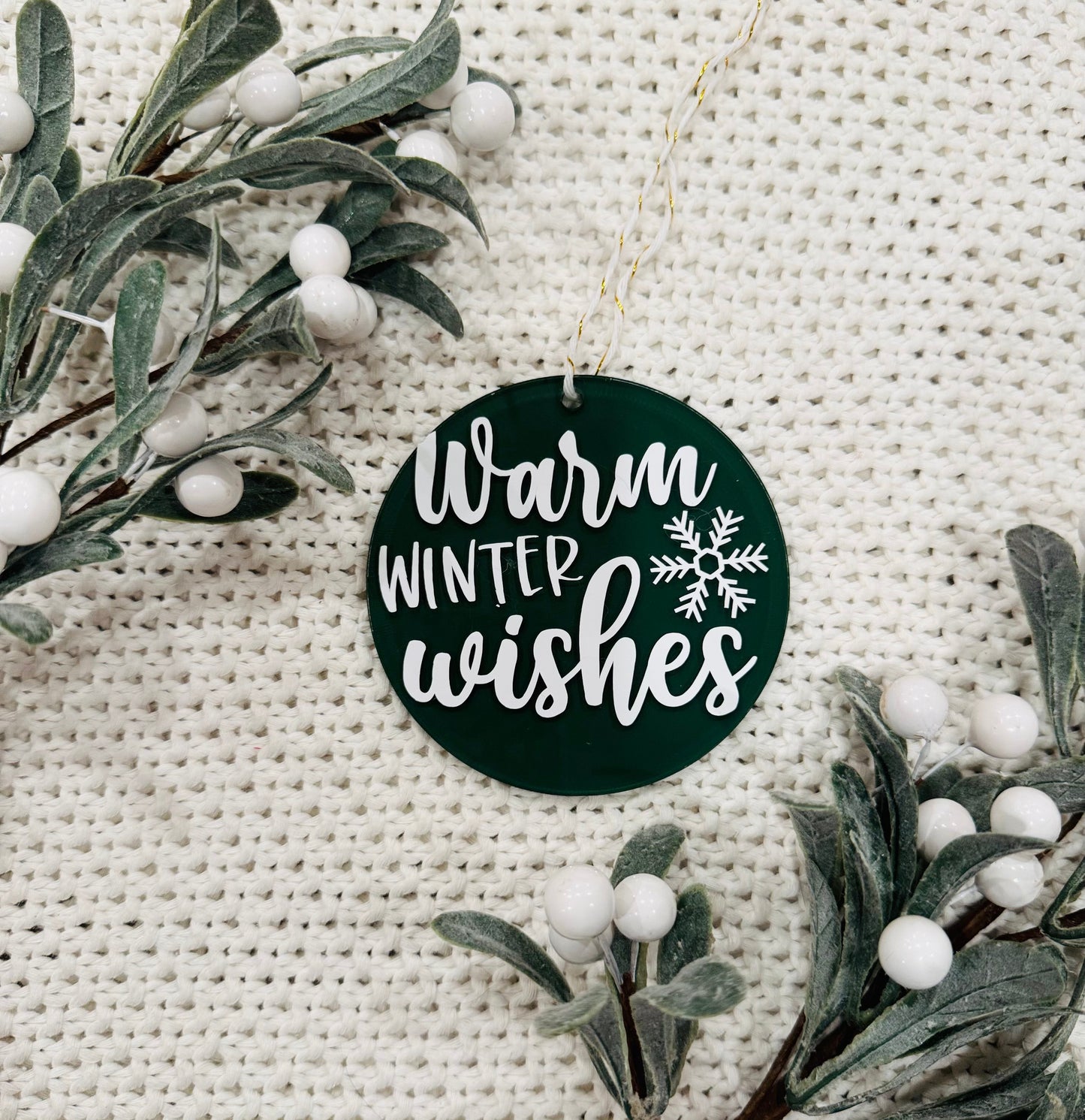 Warm Winter Wishes Ornament
