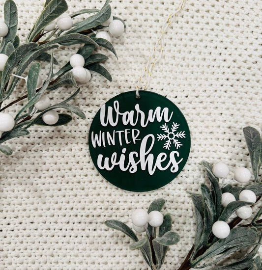 Warm Winter Wishes Ornament