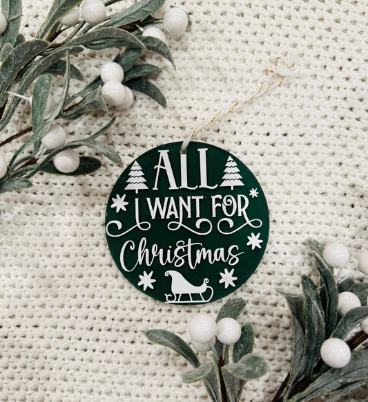 All I want for Christmas