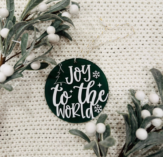 Joy to the World Ornament