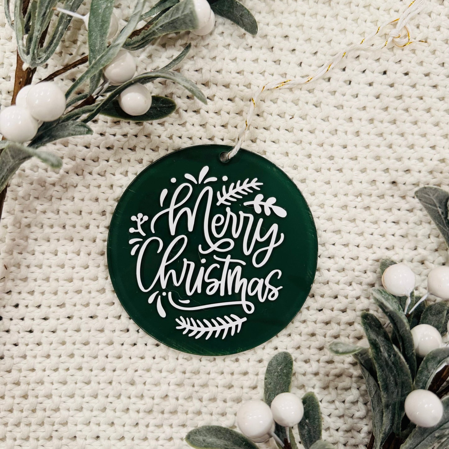 Merry Christmas Ornament