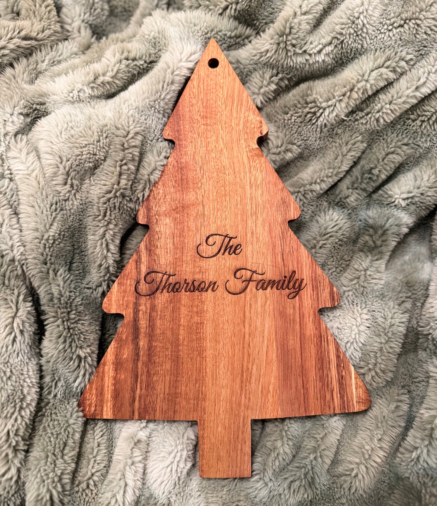 The Family Christmas Tree - Wooden Board