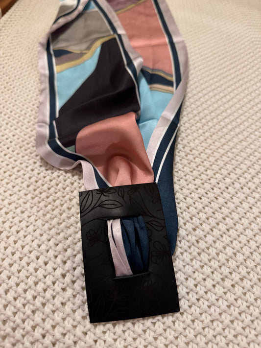 Multicolor & Floral Leather Hair Piece