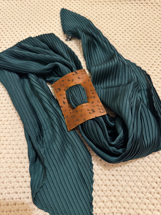 Evergreen & Music Leather Hair Piece