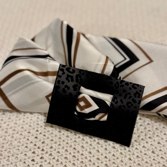 Grace & Leopard Leather Piece